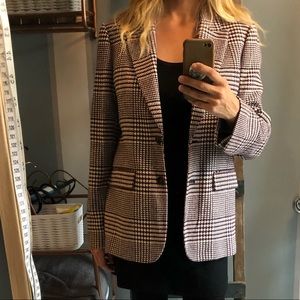 J. Crew Plaid Wool Blazer - Vintage Vibes